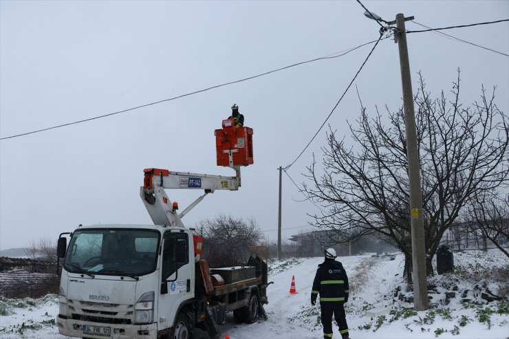 Tekirdağ'da "enerji timleri"nin yoğun kış mesaisi başladı