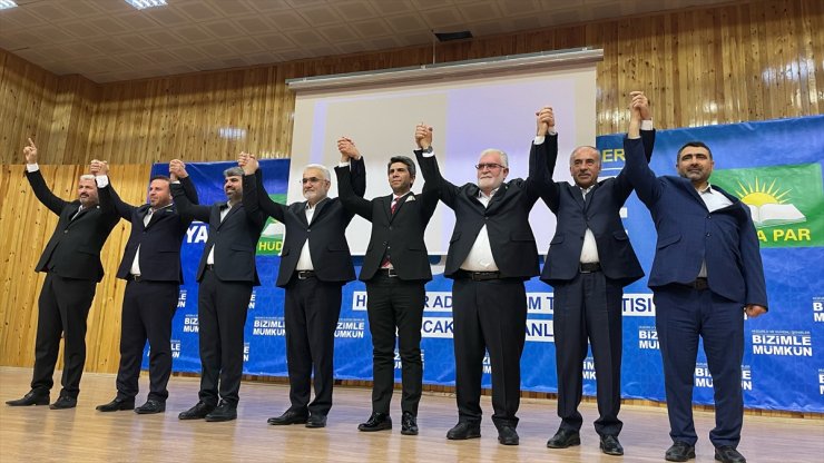 HÜDA PAR Genel Başkanı Yapıcıoğlu, 3 büyükşehirde Cumhur İttifakı adaylarını destekleyeceklerini açıkladı