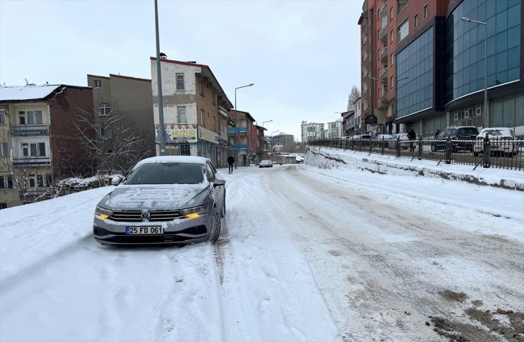 Erzurum, Tunceli, Ağrı, Ardahan ve Kars'ta kar yağışı etkili oluyor