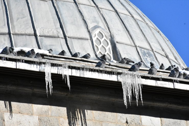 Erzurum, Ardahan ile Kars'ta dondurucu soğuklar etkili oluyor