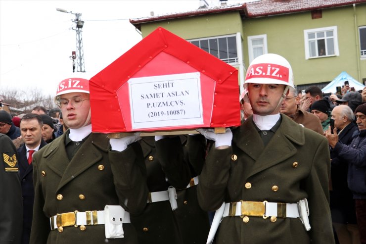 Şehit Piyade Uzman Çavuş Samet Aslan, Amasya'da son yolculuğuna uğurlandı