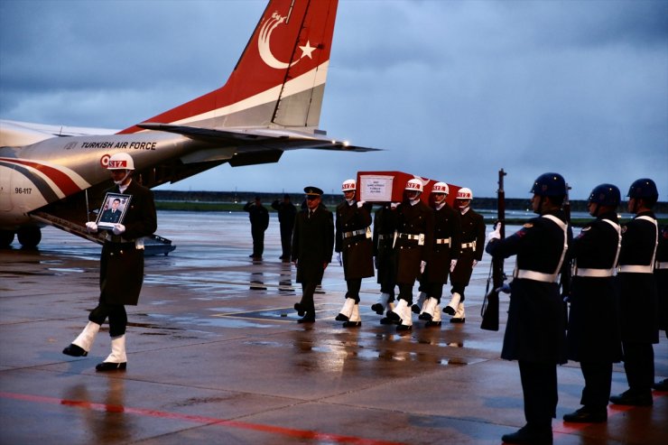 Şehit Uzman Çavuş Köroğlu'nun naaşı Giresun'a getirildi