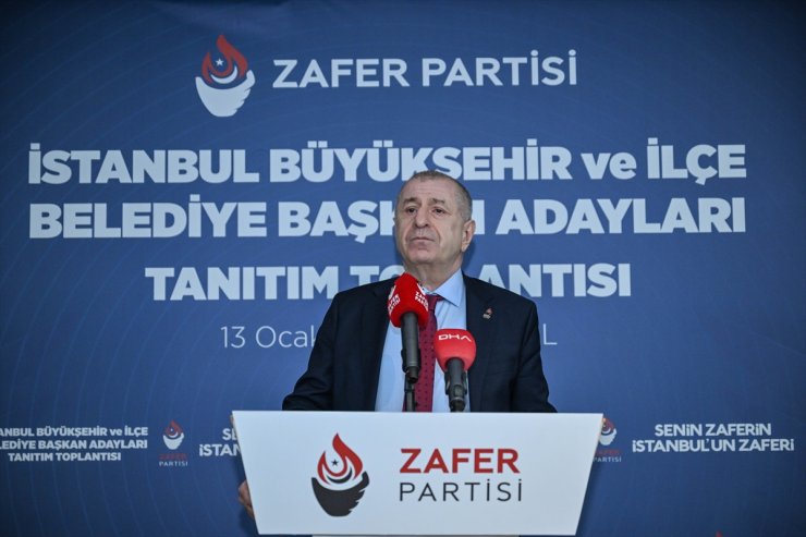 Zafer Partisi, İstanbul'daki belediye başkan adaylarını tanıttı