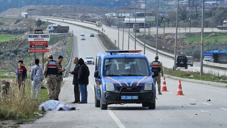 Hatay'da otomobilin çarptığı yaya öldü