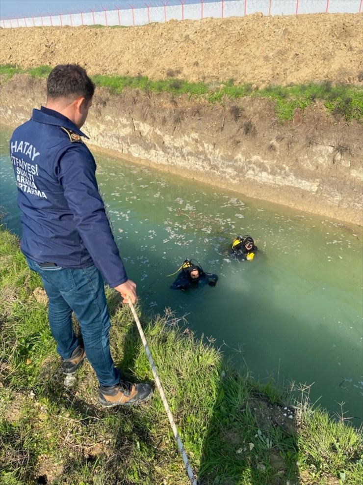 Hatay'da sulama kanalında erkek cesedi bulundu