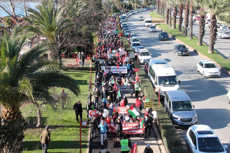 Zonguldak ve Bolu'da teröre tepki, Gazze'ye destek yürüyüşleri