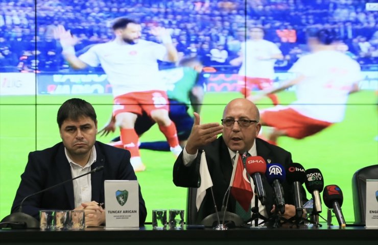 Kocaelispor Kulübü Başkanı Koyun'dan Manisa FK maçındaki hakem kararlarına tepki: