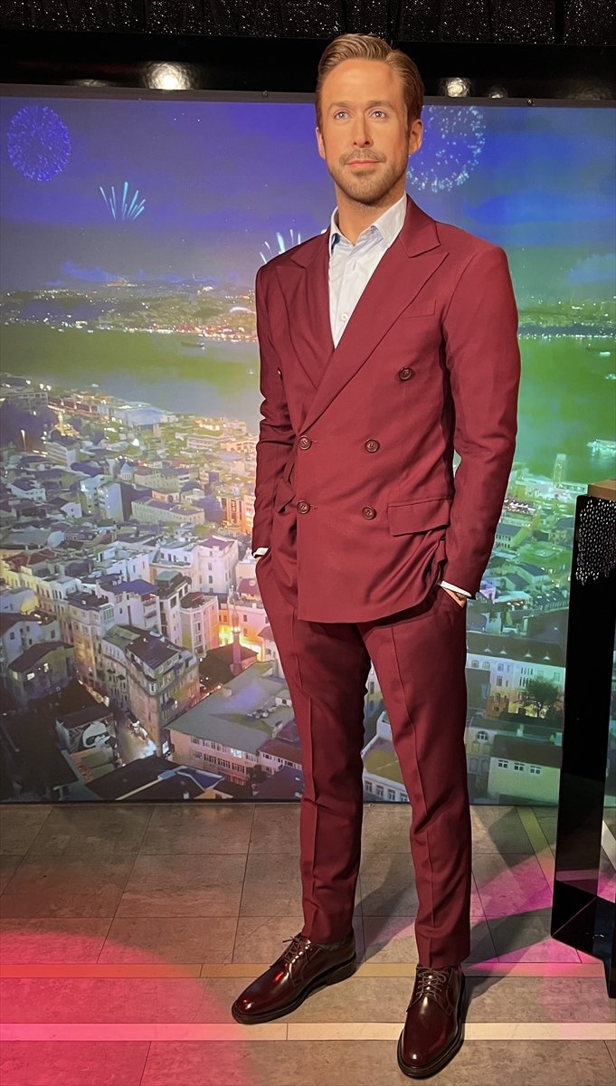 Hollywood yıldızı Ryan Gosling'in heykeli Madame Tussauds Istanbul'daki yerini aldı