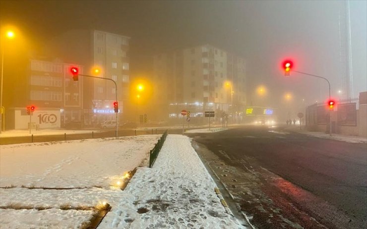 Ardahan'da yoğun sis oluştu