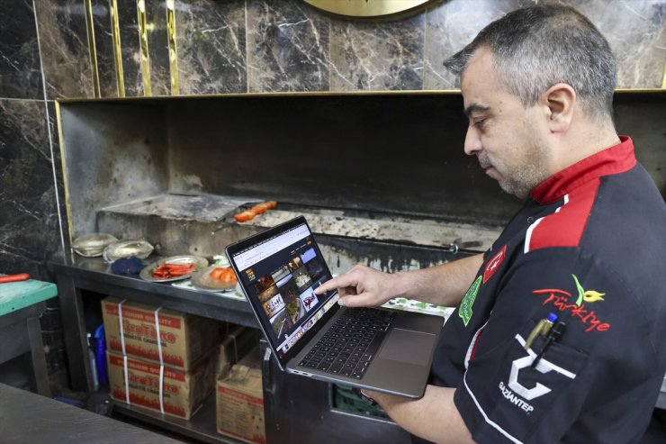 Gaziantep'te kebap ustaları AA'nın "Yılın Kareleri" oylamasına katıldı