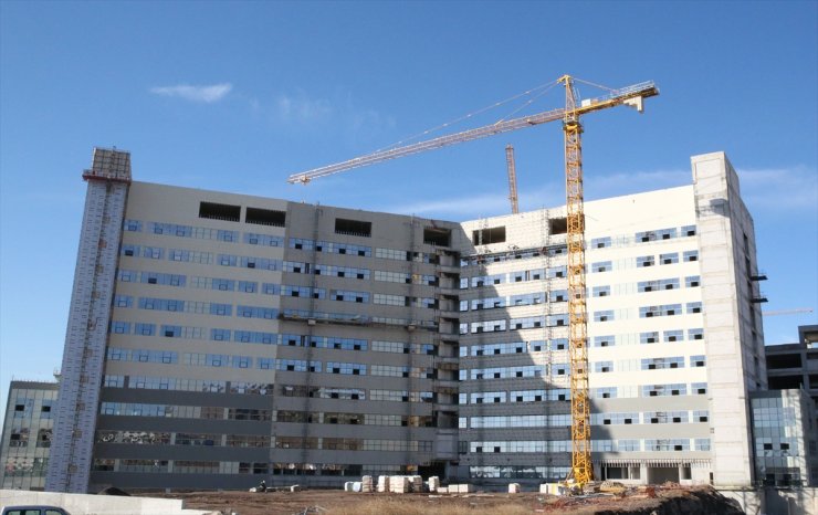 Şanlıurfa Şehir Hastanesi inşaatının yüzde 54'ü tamamlandı