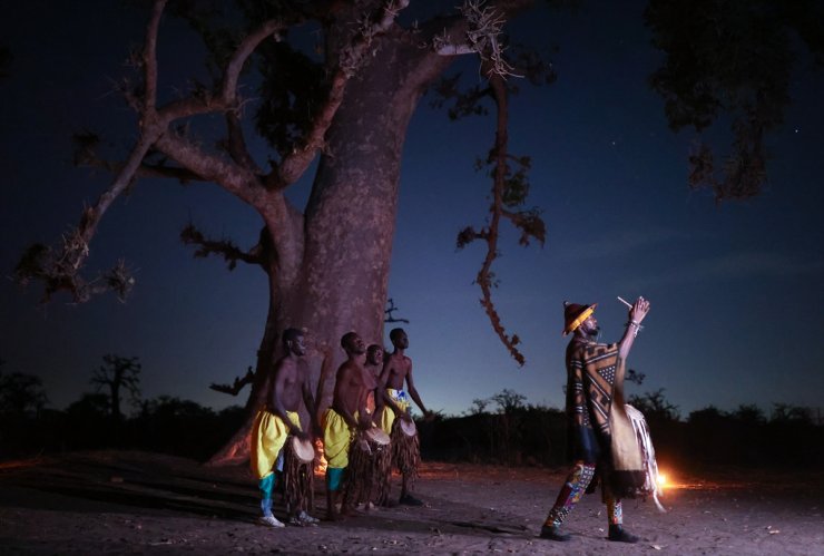 Senegal'de baobab ormanındaki geleneksel gösteriler ülke kültüründen renkli kesitler sunuyor