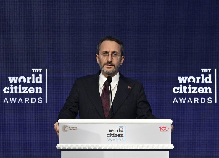 Cumhurbaşkanlığı İletişim Başkanı Altun TRT World Citizen Awards Töreni'nde konuştu: