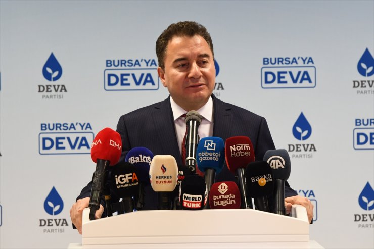 DEVA Partisi Genel Başkanı Babacan, Bursa'da partililerle bir araya geldi: