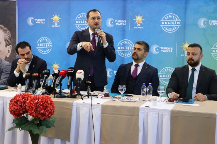 AK Parti Tekirdağ Büyükşehir Belediye Başkan adayı Cüneyt Yüksel basın mensuplarıyla bir araya geldi