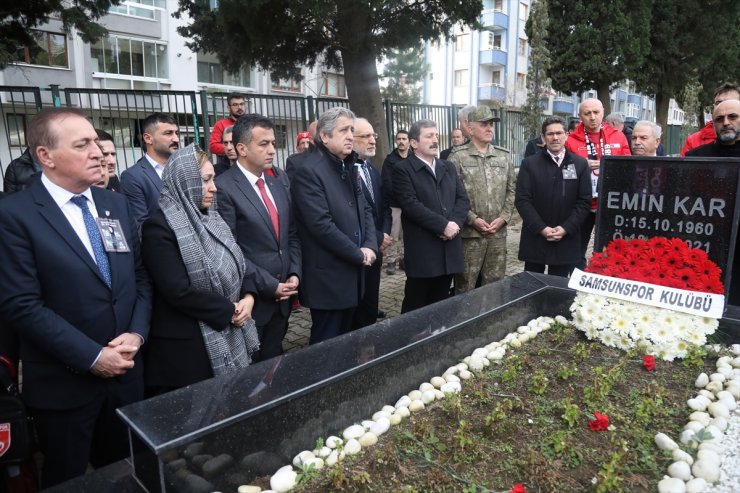 Samsunspor kafilesinin 35 yıl önce geçirdiği kazada yaşamını yitirenler anıldı