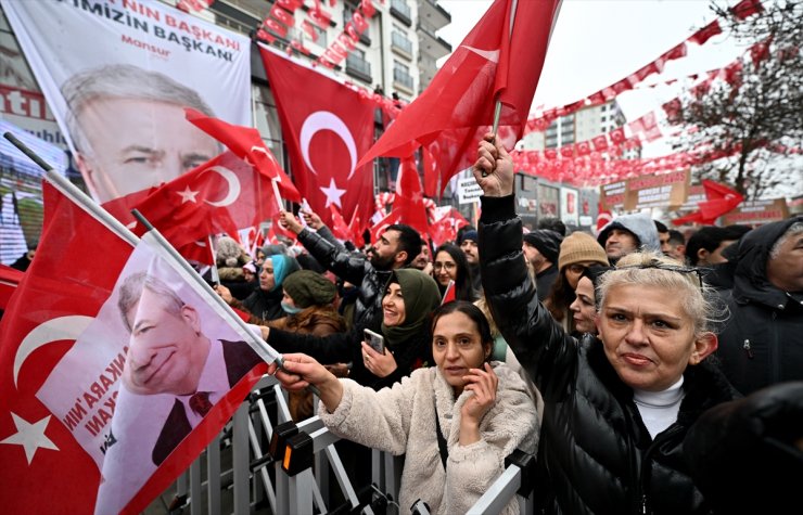 Ankara Büyükşehir Belediye Başkanı Yavaş, seçim koordinasyon merkezinin açılışında konuştu: