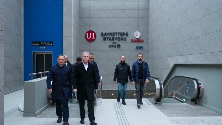 İstanbul Valisi Gül, Gayrettepe-İstanbul Havalimanı Metro Hattı'nı inceledi