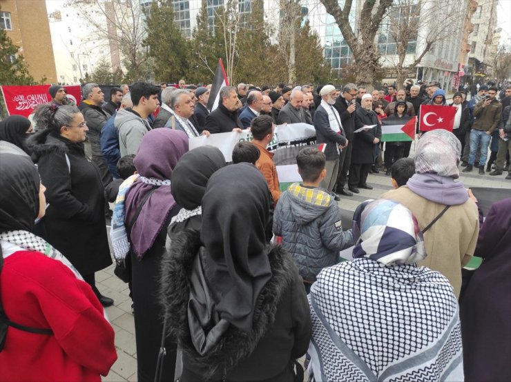 Diyarbakır ve Siirt'te İsrail'in Gazze'ye yönelik saldırıları protesto edildi