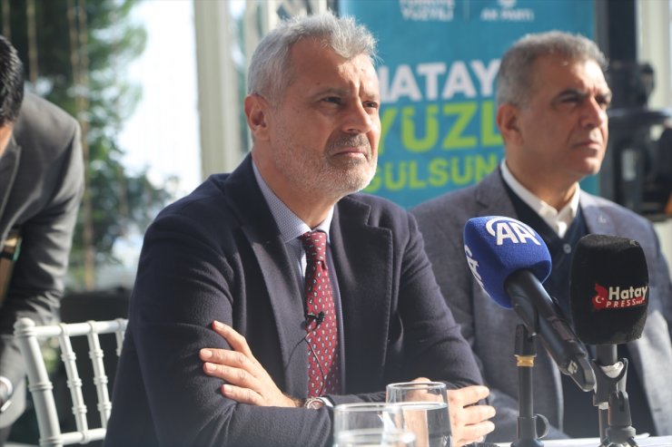 AK Parti Hatay Büyükşehir Belediye Başkan Adayı Öntürk, basınla buluştu: