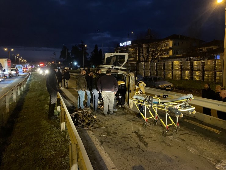 Düzce'de trafik kazasında 1 kişi yaralandı