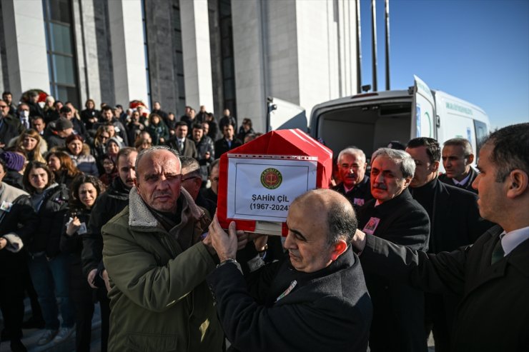 Yaşamını yitiren Yargıtay Üyesi Çil için tören düzenlendi