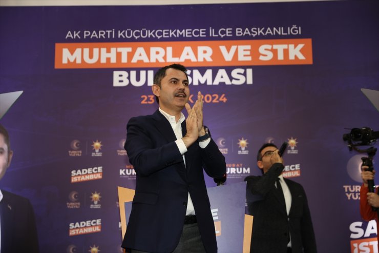 İBB Başkanı adayı Kurum, Küçükçekmece'de STK ve muhtarlarla buluştu: