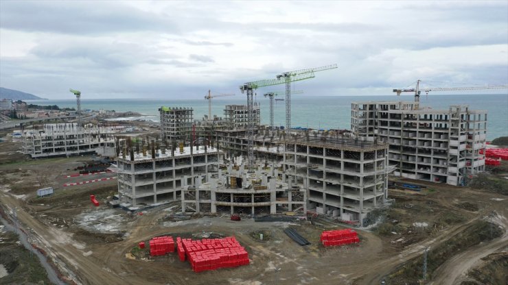 Trabzon Şehir Hastanesi inşaatı devam ediyor