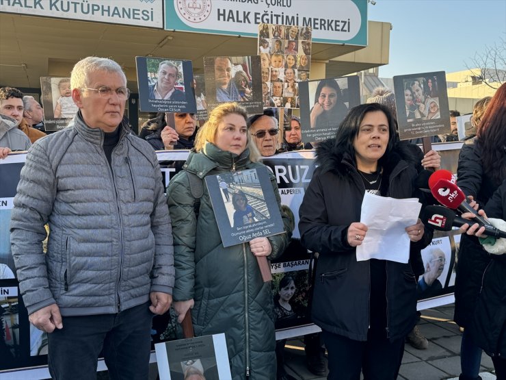 Tekirdağ'daki tren kazası sanıklarının yargılanmasına devam edildi