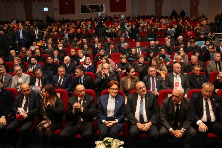 İYİ Parti Genel Başkanı Akşener, Erzurum'da belediye başkan adaylarını tanıttı: