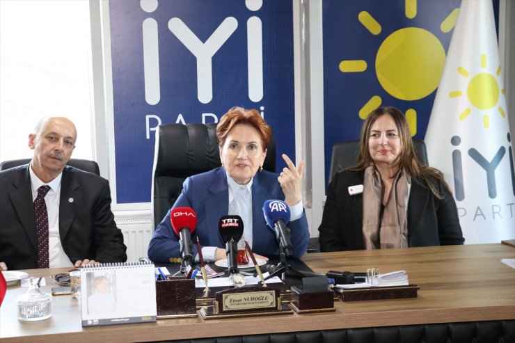 İYİ Parti Genel Başkanı Akşener, Erzurum'da partililerle buluştu: