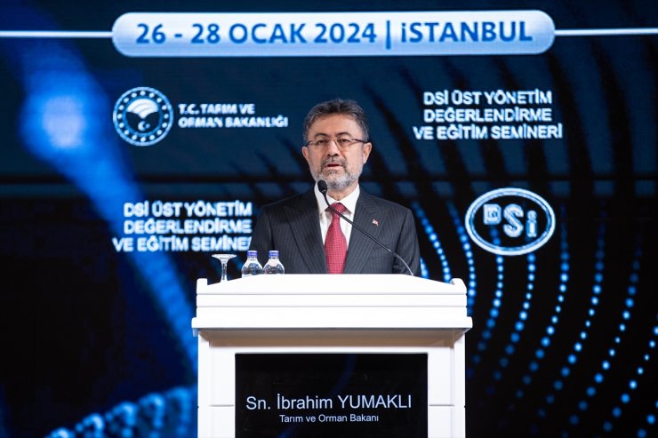 Tarım ve Orman Bakanı Yumaklı: "2024'te 527 su ve sulama tesisini hizmete sunmayı hedefliyoruz"