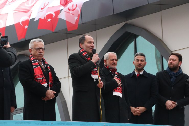 Yeniden Refah Partisi Genel Başkanı Erbakan, Yozgat'ta konuştu: