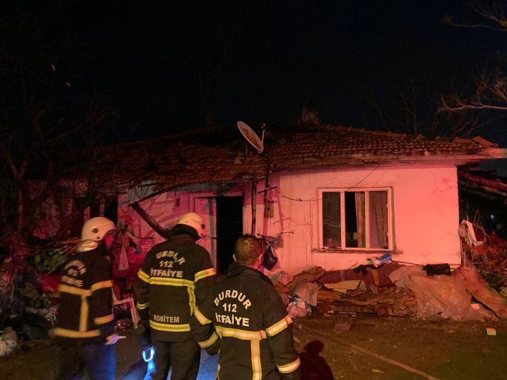 Burdur'da müstakil evde çıkan yangında bir kişi öldü