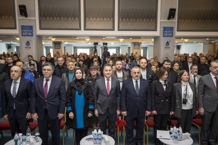 DEVA Partisi Genel Başkanı Babacan, Sakarya'da konuştu: