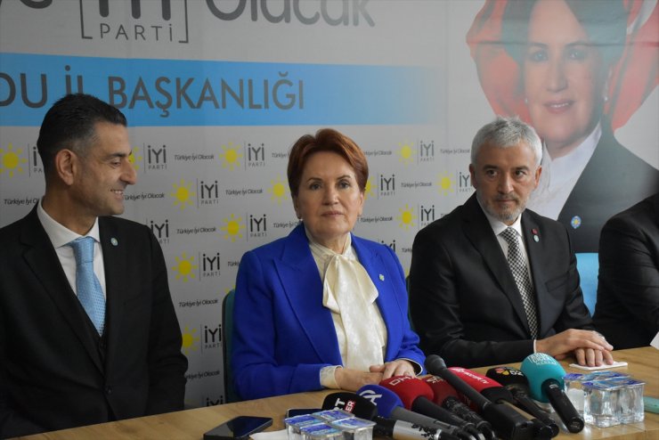 İYİ Parti Genel Başkanı Akşener, Ordu'da açıklamalarda bulundu: