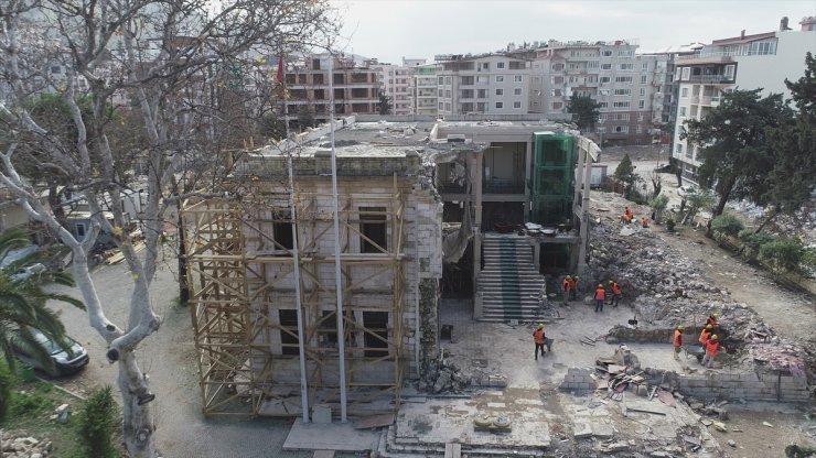 6 ŞUBAT DEPREMLERİNİN BİRİNCİ YILI - Depremde zarar gören Hatay'ın tarihi meclis ve valilik binaları yeniden inşa edilecek