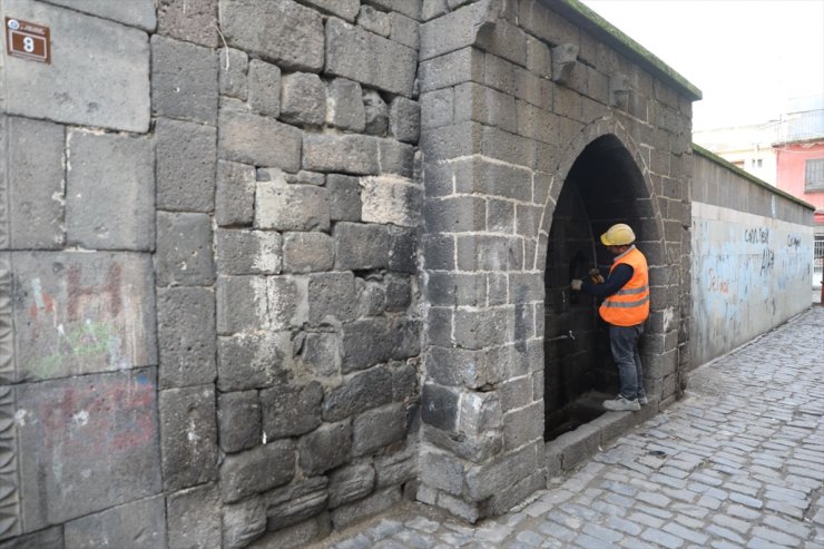 Diyarbakır'ın tarihi çeşmeleri restore ediliyor