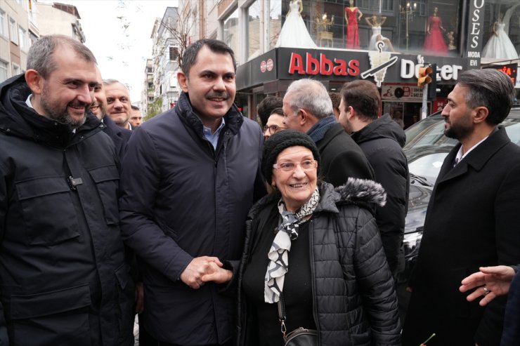 İBB Başkan adayı Kurum'dan Güngören'de esnafa ve AK Nokta'ya ziyaret