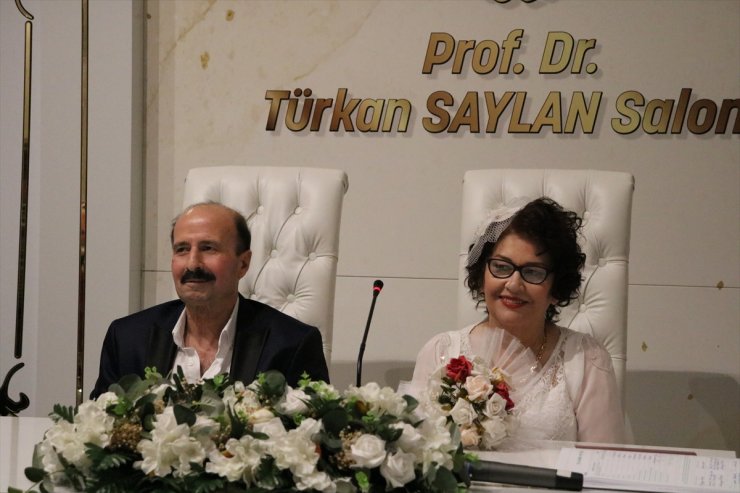 Kırklareli'nde huzurevinde tanışıp evlendiler