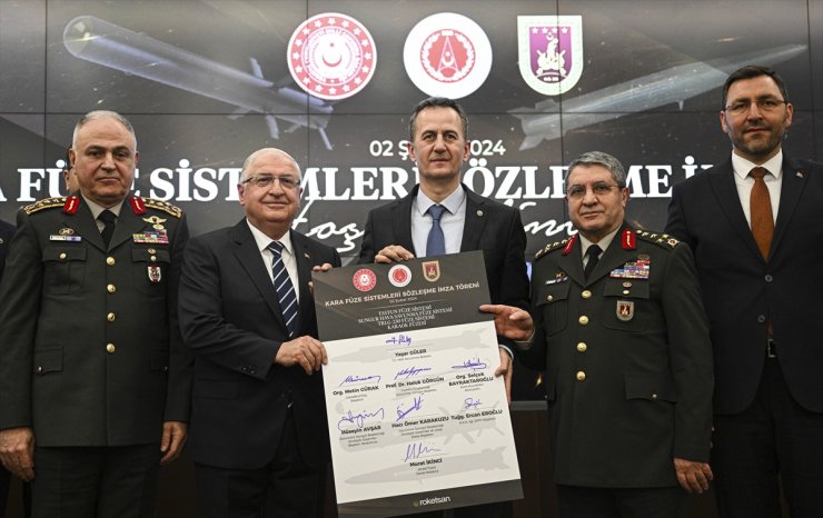 Milli Savunma Bakanı Güler "Kara Füze Sistemleri İmza Töreni"nde konuştu: