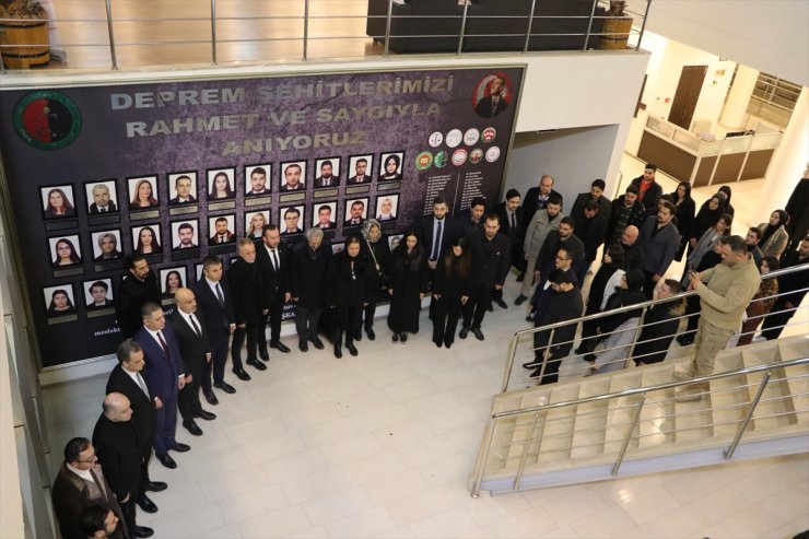 Kahramanmaraş'ta depremde hayatını kaybeden avukatlar anıldı