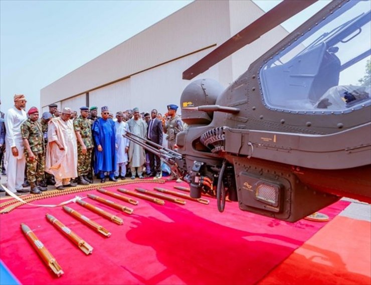 Nijerya, Türkiye'den satın aldığı iki savaş helikopterini sahada kullanmaya başlıyor