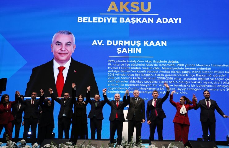 Cumhurbaşkanı Erdoğan, Antalya'da AK Parti Aday Tanıtım Toplantısı'nda konuştu: (1)