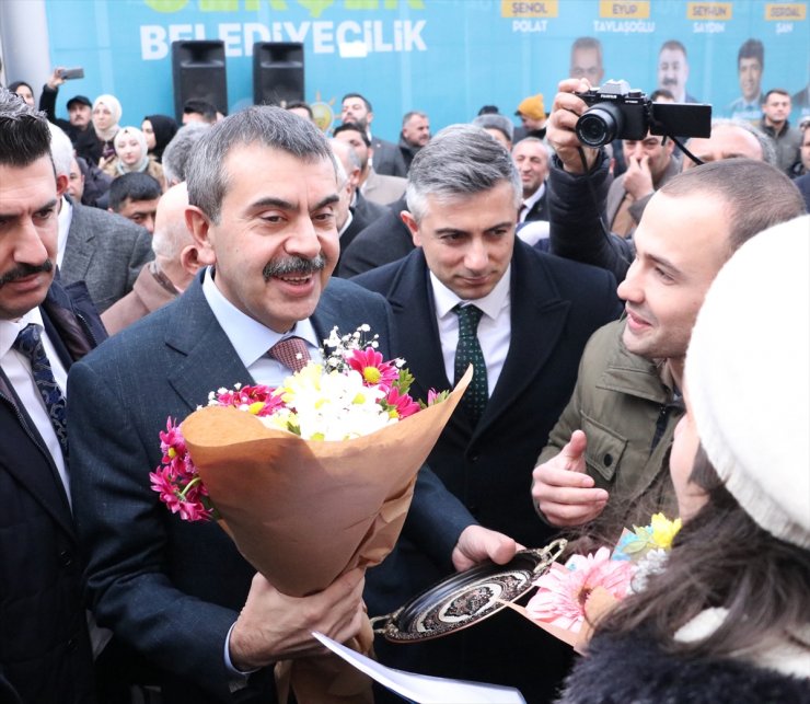 Milli Eğitim Bakanı Tekin, Erzurum'da seçim koordinasyon merkezi açılışına katıldı