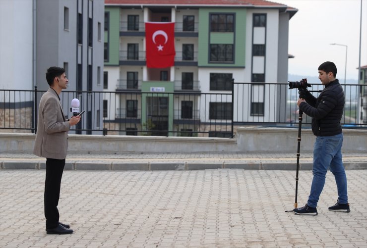 Ulusal ve uluslararası medya mensupları Kahramanmaraş'ta deprem bölgesi hakkında bilgilendirildi