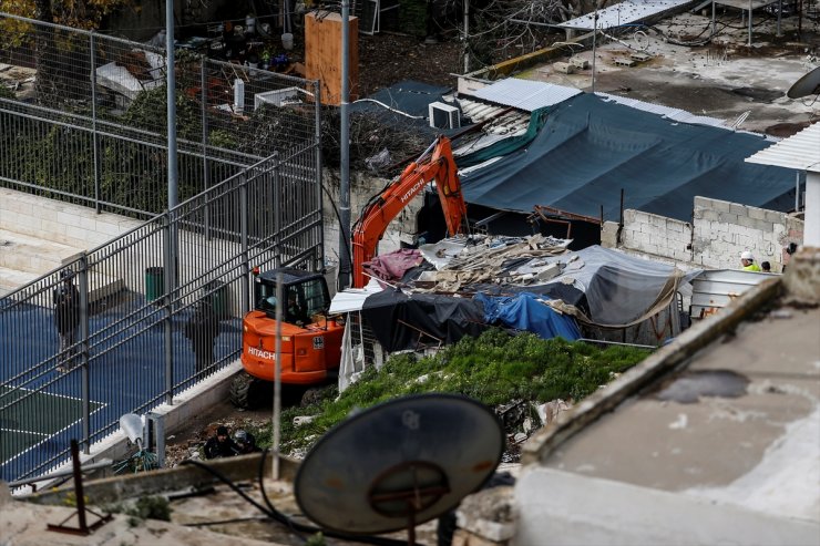 İsrail, evleri yıkılan Filistinlilerin hakkını savunan Ebu Diyab'ın evini yıktı