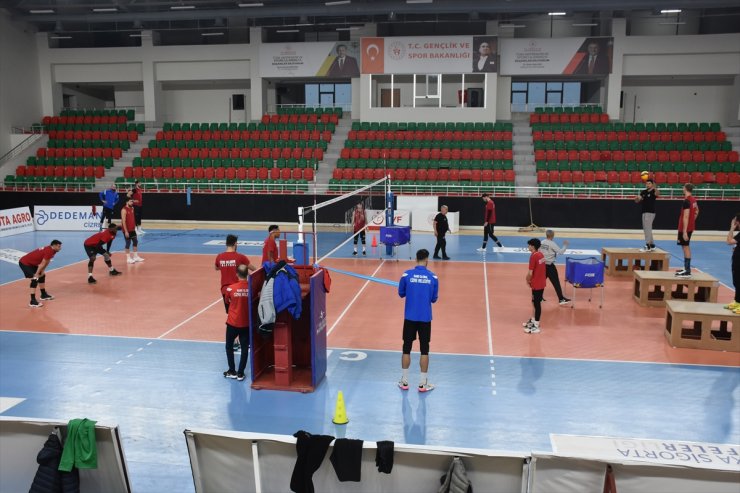 Cizre Belediyespor, Bursa Büyükşehir Belediyespor maçı hazırlıklarını sürdürdü