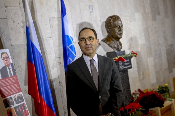 Moskova'da, Rusya'nın eski Ankara Büyükelçisi Karlov'un büstü açıldı