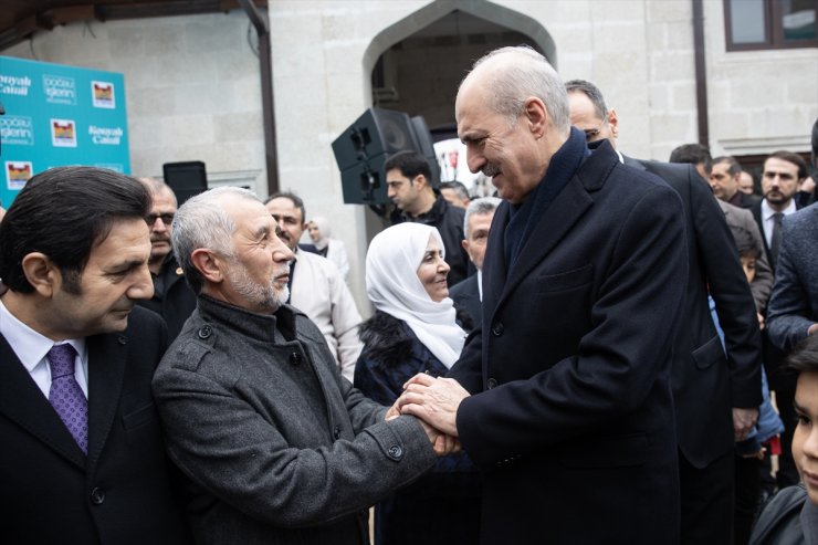 TBMM Başkanı Kurtulmuş, Zeytinburnu'nda Konyalı Camii'nin açılışında konuştu: